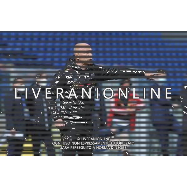 Frosinone vs Lecce Campionato Serie B - 30 Giornata Stadio B.Stirpe - Frosinone 20-03-2021 nella foto Eugenio Corini allenatore lecce ©Federico Gaetano / AGENZIA ALDO LIVERANI SAS