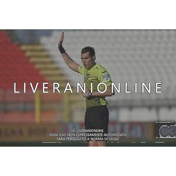 © TVRG l\'arbitro Manuel Volpi di Arezzo Monza vs Venezia Campionato Serie BKT - 30a giornata Monza 20-03-2021 U-Power Stadium foto Roberto Garavaglia/ag. Aldo Liverani sas / AGENZIA ALDO LIVERANI SAS