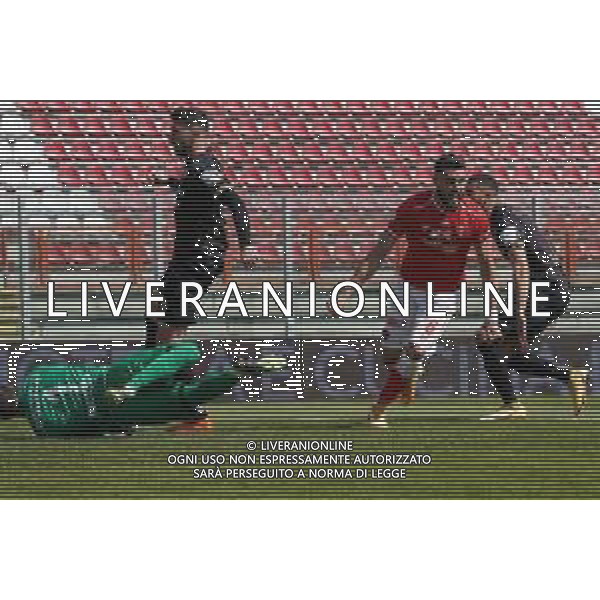 Cerquiglinio/LMedia - AC Perugia vs FC Sudtirol - Italian football Serie C match 2020/2021 21 March 2021 - Renato Curi stadium, perugia, Italy Photo showing: salvatore monaco (n.6 perugia calcio) exultation 1-0 @Cerquiglinio/LMedia/ AGENZIA ALDO LIVERANI SAS
