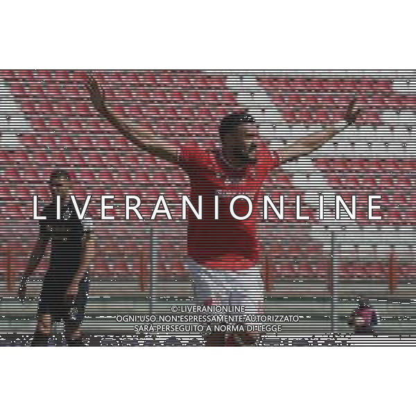 Cerquiglinio/LMedia - AC Perugia vs FC Sudtirol - Italian football Serie C match 2020/2021 21 March 2021 - Renato Curi stadium, perugia, Italy Photo showing: salvatore monaco (n.6 perugia calcio) exultation 1-0 @Cerquiglinio/LMedia/ AGENZIA ALDO LIVERANI SAS
