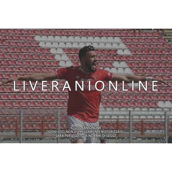 Cerquiglinio/LMedia - AC Perugia vs FC Sudtirol - Italian football Serie C match 2020/2021 21 March 2021 - Renato Curi stadium, perugia, Italy Photo showing: salvatore monaco (n.6 perugia calcio) exultation 1-0 @Cerquiglinio/LMedia/ AGENZIA ALDO LIVERANI SAS