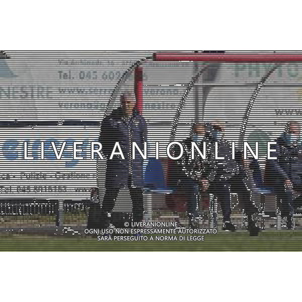 Virtus Verona - Alma Juventus Fano Campionato di Calcio serie C girone B - 21/03/2021 nella foto: Mister Destro Flavio(Alma Juventus Fano) ©Claudio Zamagni/Agenzia Aldo Liverani