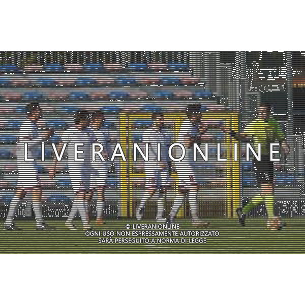 Virtus Verona - Alma Juventus Fano Campionato di Calcio serie C girone B - 21/03/2021 nella foto: il fano protesta cn l\'arbitro ©Claudio Zamagni/Agenzia Aldo Liverani