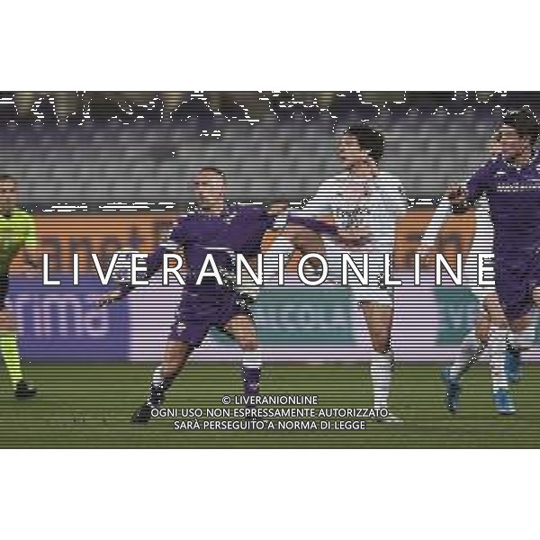 Papinia/LMedia - ACF Fiorentina vs AC Milan - Italian football Serie A match 2020/2021 21 March 2021 - Artemio Franchi stadium, florence, Italy Photo showing: Franck Ribery of ACF Fiorentina in action against Sandro Tonali of AC Milan @Papinia/LMedia AG ALDO LIVERANI SAS