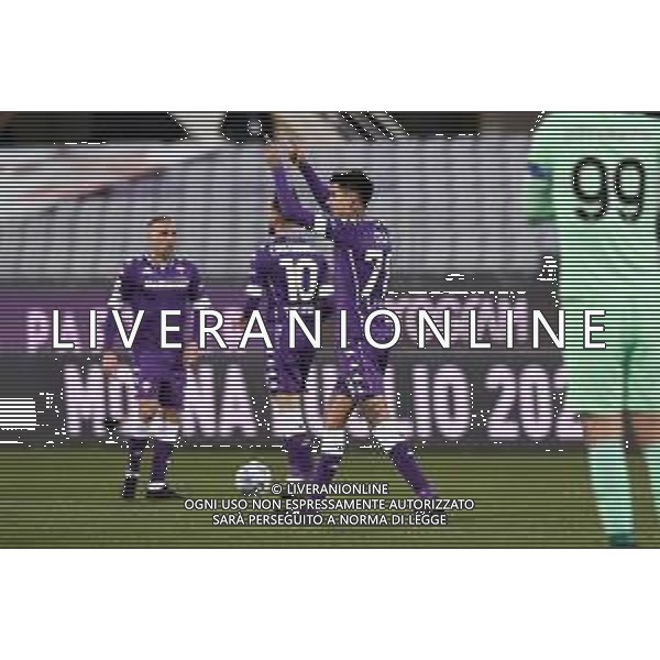 Papinia/LMedia - ACF Fiorentina vs AC Milan - Italian football Serie A match 2020/2021 21 March 2021 - Artemio Franchi stadium, florence, Italy Photo showing: Erick Pulgar of ACF Fiorentina celebrates after scoring a goal @Papinia/LMedia AG ALDO LIVERANI SAS