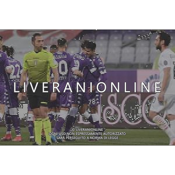 Papinia/LMedia - ACF Fiorentina vs AC Milan - Italian football Serie A match 2020/2021 21 March 2021 - Artemio Franchi stadium, florence, Italy Photo showing: Erick Pulgar of ACF Fiorentina celebrates after scoring a goal @Papinia/LMedia AG ALDO LIVERANI SAS