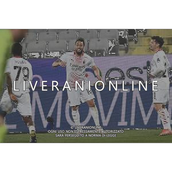 Papinia/LMedia - ACF Fiorentina vs AC Milan - Italian football Serie A match 2020/2021 21 March 2021 - Artemio Franchi stadium, florence, Italy Photo showing: Hakan Calhanoglu of AC Milan celebrates after scoring a goal @Papinia/LMedia/ AGENZIA ALDO LIVERANI SAS