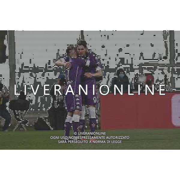 Papinia/LMedia - ACF Fiorentina vs AC Milan - Italian football Serie A match 2020/2021 21 March 2021 - Artemio Franchi stadium, florence, Italy Photo showing: FrancknRibery of ACF Fiorentina celebrates after scoring a goal of 2-1 @Papinia/LMedia AG ALDO LIVERANI SAS