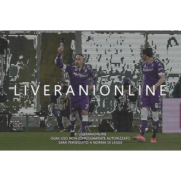 Papinia/LMedia - ACF Fiorentina vs AC Milan - Italian football Serie A match 2020/2021 21 March 2021 - Artemio Franchi stadium, florence, Italy Photo showing: FrancknRibery of ACF Fiorentina celebrates after scoring a goal of 2-1 @Papinia/LMedia AG ALDO LIVERANI SAS