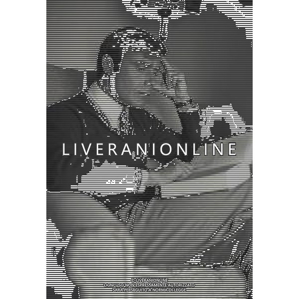 RETROSPETTIVA TITO STAGNO GIORNALISTA,TELECRONISTA SPORTIVO E CONDUTTORE TELEVISIVO NELLA FOTO TITO STAGNO A ROMA NELL\'ANNO 1966 AG ALDO LIVERANI SAS