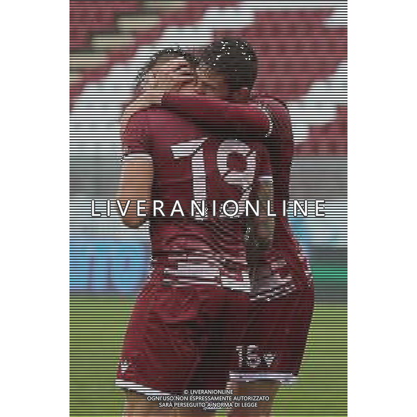 REGGINA - CHIEVO CAMPIONATO CALCIO SERIE B 21.03.2021 NELLA FOTO ESULTANZA DOPO IL GOL DI GERMAN DENIS ©GAREFFA/ AGENZIA ALDO LIVERANI SAS