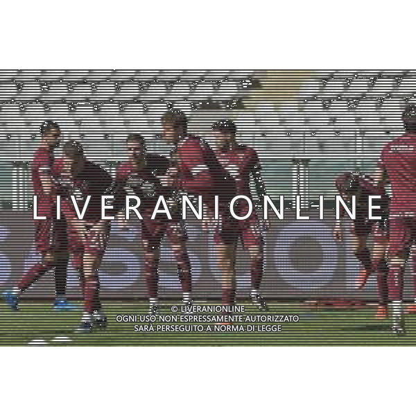Torino 14.03.2021 Stadio Olimpico Grande Torino ©Alessandro Falzone/Agenzia Aldo Liverani Torino vs Inter Serie A Tim 2020/2021 Nella foto : Riscaldamento Calciatori del Torino ©Falzone / AGENZIA ALDO LIVERANI SAS