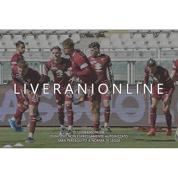 Torino 14.03.2021 Stadio Olimpico Grande Torino ©Alessandro Falzone/Agenzia Aldo Liverani Torino vs Inter Serie A Tim 2020/2021 Nella foto : Riscaldamento Calciatori del Torino ©Falzone / AGENZIA ALDO LIVERANI SAS
