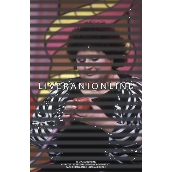 RETROSPETTIVA LUCIANA TURINA CANTANTE E ATTRICE NELLA FOTO LUCIANA TURINA NELL\'ANNO 1984 AG ALDO LIVERANI SAS