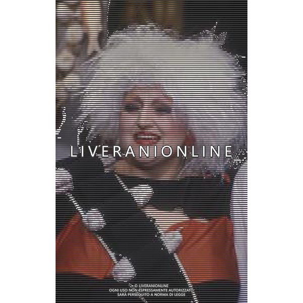 RETROSPETTIVA LUCIANA TURINA CANTANTE E ATTRICE NELLA FOTO LUCIANA TURINA NELL\'ANNO 1984 AG ALDO LIVERANI SAS