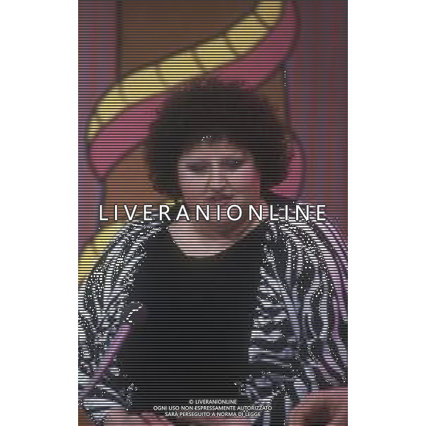 RETROSPETTIVA LUCIANA TURINA CANTANTE E ATTRICE NELLA FOTO LUCIANA TURINA NELL\'ANNO 1984 AG ALDO LIVERANI SAS