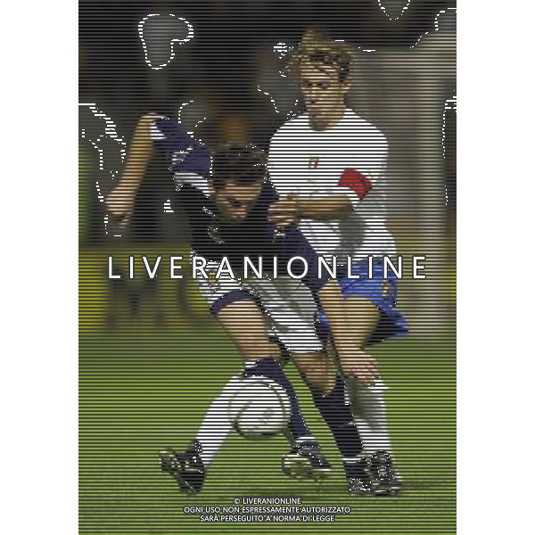 Motherwell (sco) 02/09/2005 qualificazioni europei U21 scozia-italia nella foto donadel e brown ph marc luzzani/ag aldo liverani s.a.s.