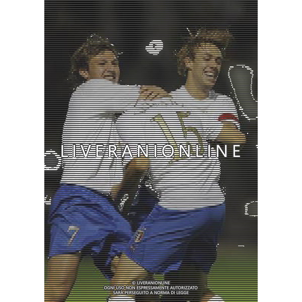 Motherwell (sco) 02/09/2005 qualificazioni europei U21 scozia-italia nella foto esultanza lazzari ph marc luzzani/ag aldo liverani s.a.s.