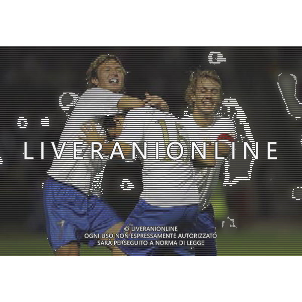 Motherwell (sco) 02/09/2005 qualificazioni europei U21 scozia-italia nella foto esultanza lazzari ph marc luzzani/ag aldo liverani s.a.s.