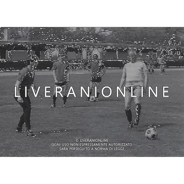 RETROSPETTIVA NILS LIEDHOLM ALLENATORE CALCIO NELLA FOTO NILS LIEDHOLM A MILANELLO NELL\'ANNO 1977 AG ALDO LIVERANI SAS 