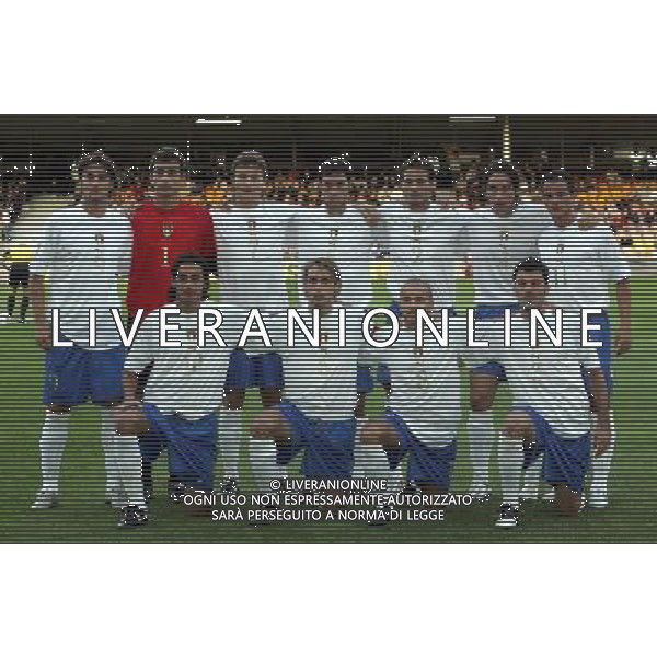 Motherwell (sco) 02/09/2005 qualificazioni europei U21 scozia-italia nella foto formazione italia ph marc luzzani/ag aldo liverani s.a.s.