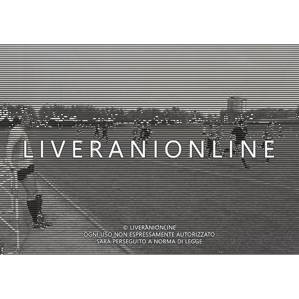 RETROSPETTIVA NILS LIEDHOLM ALLENATORE CALCIO NELLA FOTO NILS LIEDHOLM A MILANELLO NELL\'ANNO 1977 AG ALDO LIVERANI SAS 