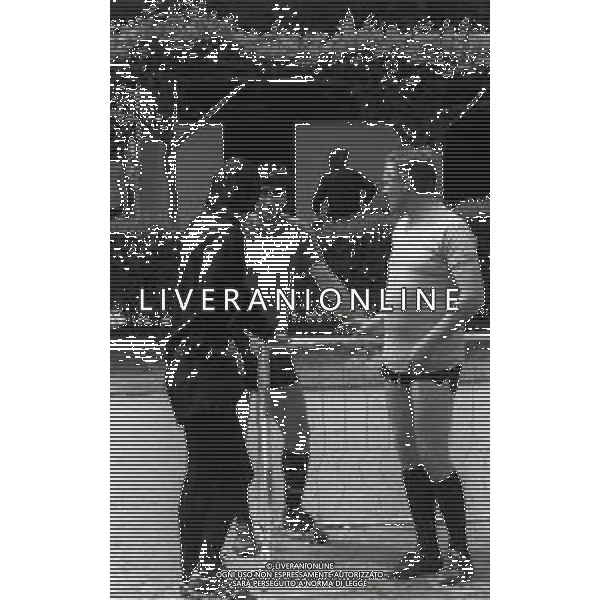RETROSPETTIVA NILS LIEDHOLM ALLENATORE CALCIO NELLA FOTO NILS LIEDHOLM A MILANELLO NELL\'ANNO 1977 AG ALDO LIVERANI SAS 