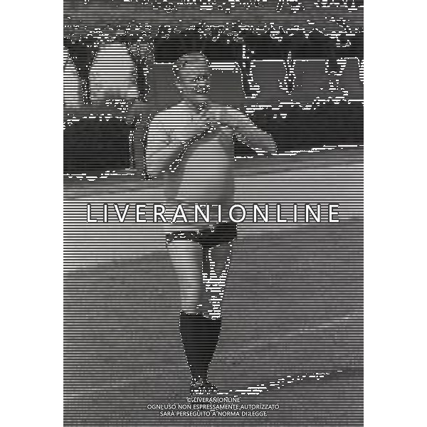 RETROSPETTIVA NILS LIEDHOLM ALLENATORE CALCIO NELLA FOTO NILS LIEDHOLM A MILANELLO NELL\'ANNO 1977 AG ALDO LIVERANI SAS 