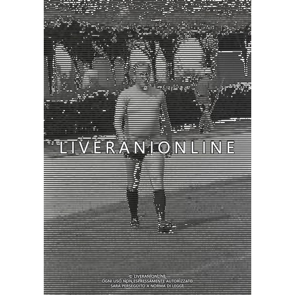 RETROSPETTIVA NILS LIEDHOLM ALLENATORE CALCIO NELLA FOTO NILS LIEDHOLM A MILANELLO NELL\'ANNO 1977 AG ALDO LIVERANI SAS 