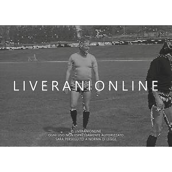 RETROSPETTIVA NILS LIEDHOLM ALLENATORE CALCIO NELLA FOTO NILS LIEDHOLM A MILANELLO NELL\'ANNO 1977 AG ALDO LIVERANI SAS 