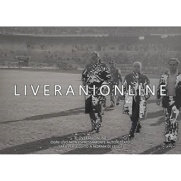 RETROSPETTIVA NILS LIEDHOLM ALLENATORE CALCIO NELLA FOTO NILS LIEDHOLM ALLENATORE ROMA NELL\'ANNO 1979-1980 AG ALDO LIVERANI SAS 