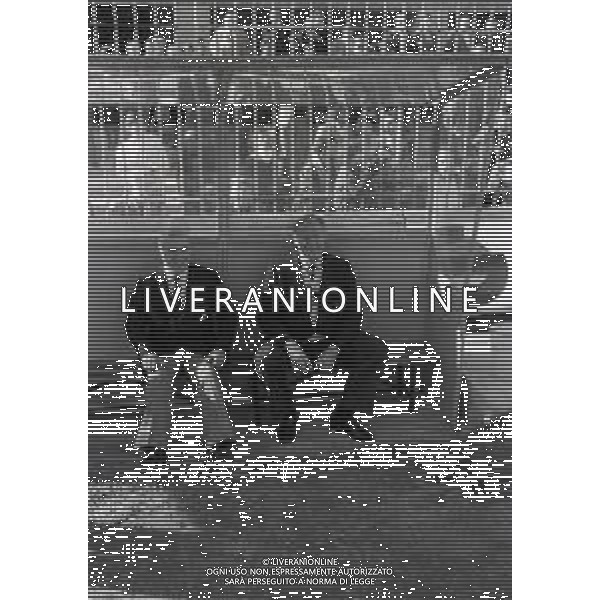 RETROSPETTIVA NILS LIEDHOLM ALLENATORE CALCIO NELLA FOTO NILS LIEDHOLM ALLENATORE ROMA NELL\'ANNO 1980-1981 AG ALDO LIVERANI SAS 