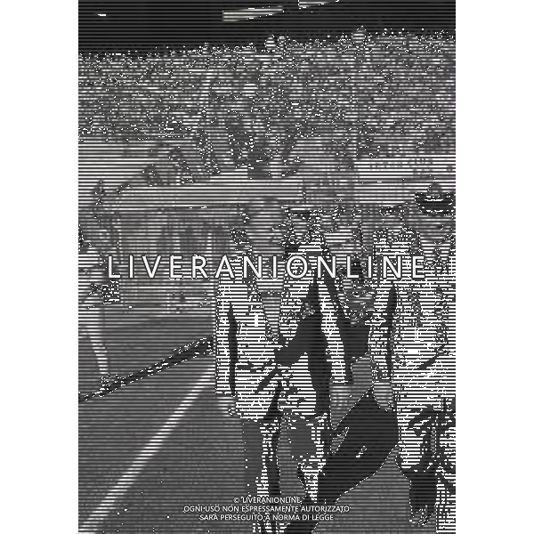 RETROSPETTIVA NILS LIEDHOLM ALLENATORE CALCIO NELLA FOTO NILS LIEDHOLM ALLENATORE ROMA NELL\'ANNO 1980-1981 AG ALDO LIVERANI SAS 