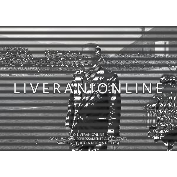 RETROSPETTIVA NILS LIEDHOLM ALLENATORE CALCIO NELLA FOTO NILS LIEDHOLM ALLENATORE ROMA NELL\'ANNO 1981-1982 AG ALDO LIVERANI SAS 