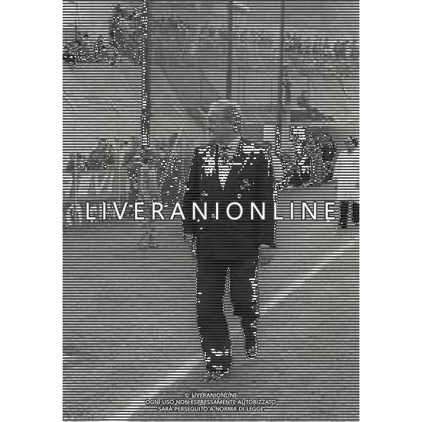 RETROSPETTIVA NILS LIEDHOLM ALLENATORE CALCIO NELLA FOTO NILS LIEDHOLM ALLENATORE ROMA NELL\'ANNO 1981-1982 AG ALDO LIVERANI SAS 