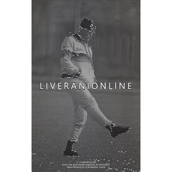 RETROSPETTIVA NILS LIEDHOLM ALLENATORE CALCIO NELLA FOTO NILS LIEDHOLM ALLENATORE ROMA NELL\'ANNO 1981-1982 AG ALDO LIVERANI SAS 