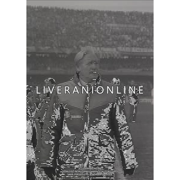 RETROSPETTIVA NILS LIEDHOLM ALLENATORE CALCIO NELLA FOTO NILS LIEDHOLM ALLENATORE ROMA NELL\'ANNO 1982-1983 AG ALDO LIVERANI SAS  