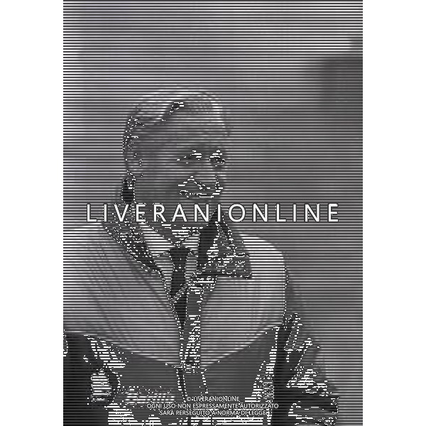 RETROSPETTIVA NILS LIEDHOLM ALLENATORE CALCIO NELLA FOTO NILS LIEDHOLM ALLENATORE ROMA NELL\'ANNO 1982-1983 AG ALDO LIVERANI SAS  
