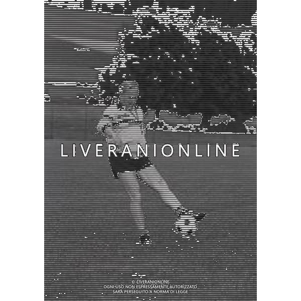 RETROSPETTIVA NILS LIEDHOLM ALLENATORE CALCIO NELLA FOTO NILS LIEDHOLM ALLENATORE ROMA NELL\'ANNO 1982-1983 AG ALDO LIVERANI SAS  