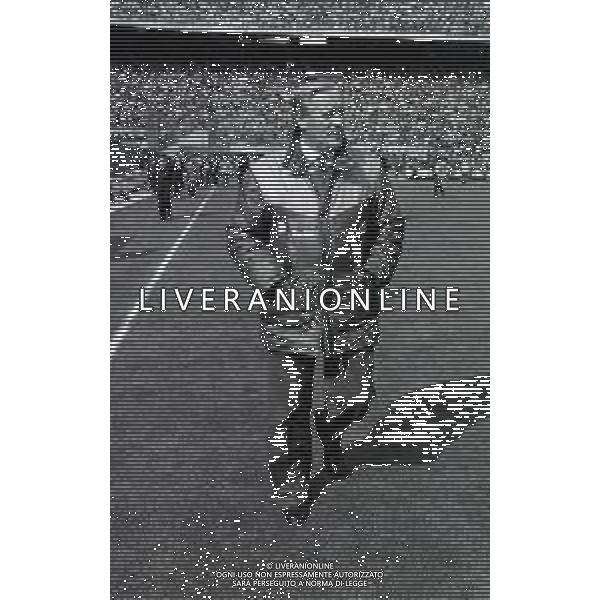 RETROSPETTIVA NILS LIEDHOLM ALLENATORE CALCIO NELLA FOTO NILS LIEDHOLM ALLENATORE ROMA NELL\'ANNO 1982-1983 AG ALDO LIVERANI SAS  
