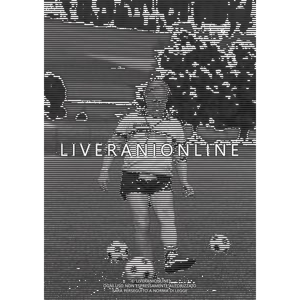 RETROSPETTIVA NILS LIEDHOLM ALLENATORE CALCIO NELLA FOTO NILS LIEDHOLM ALLENATORE ROMA NELL\'ANNO 1982-1983 AG ALDO LIVERANI SAS  
