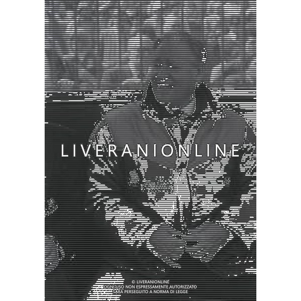 RETROSPETTIVA NILS LIEDHOLM ALLENATORE CALCIO NELLA FOTO NILS LIEDHOLM ALLENATORE ROMA NELL\'ANNO 1982-1983 AG ALDO LIVERANI SAS  