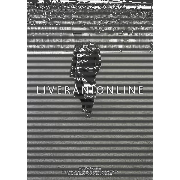 RETROSPETTIVA NILS LIEDHOLM ALLENATORE CALCIO NELLA FOTO NILS LIEDHOLM ALLENATORE ROMA NELL\'ANNO 1982-1983 AG ALDO LIVERANI SAS  