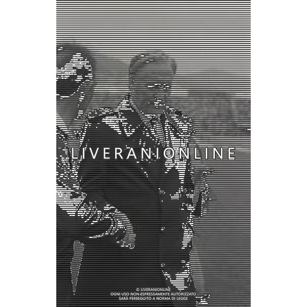 RETROSPETTIVA NILS LIEDHOLM ALLENATORE CALCIO NELLA FOTO NILS LIEDHOLM ALLENATORE ROMA NELL\'ANNO 1982-1983 AG ALDO LIVERANI SAS  