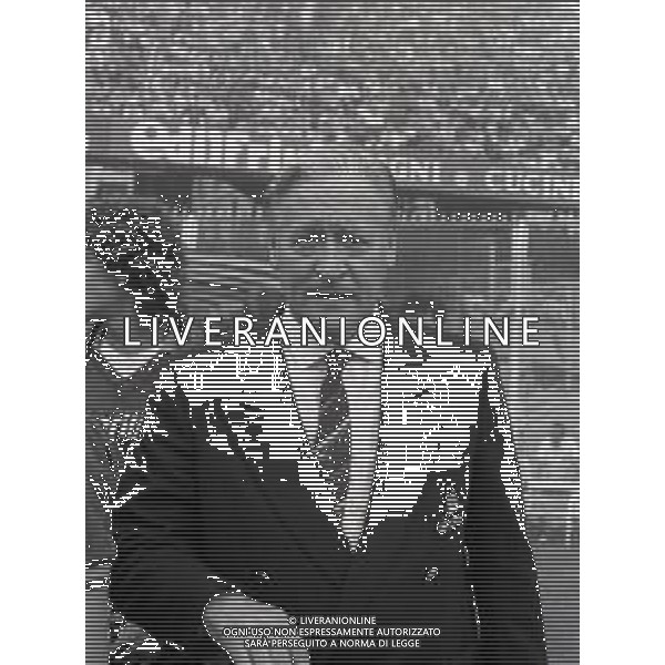 RETROSPETTIVA NILS LIEDHOLM ALLENATORE CALCIO NELLA FOTO NILS LIEDHOLM ALLENATORE ROMA NELL\'ANNO 1982-1983 AG ALDO LIVERANI SAS  