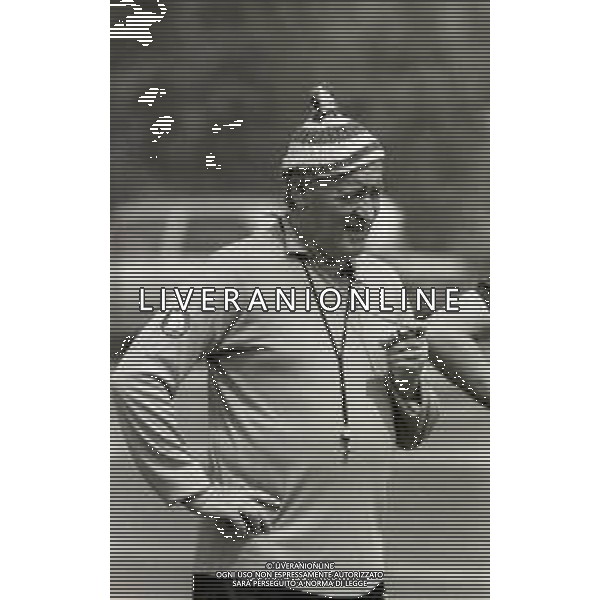 RETROSPETTIVA NILS LIEDHOLM ALLENATORE ROMA CALCIO NELLA FOTO NILS LIEDHOLM ALLENATORE ROMA CALCIO NELL\'ANNO 1983-1984 AG ALDO LIVERANI SAS  