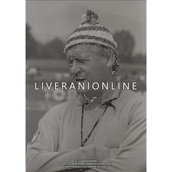 RETROSPETTIVA NILS LIEDHOLM ALLENATORE ROMA CALCIO NELLA FOTO NILS LIEDHOLM ALLENATORE ROMA CALCIO NELL\'ANNO 1983-1984 AG ALDO LIVERANI SAS  