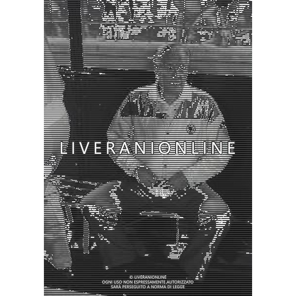RETROSPETTIVA NILS LIEDHOLM ALLENATORE ROMA CALCIO NELLA FOTO NILS LIEDHOLM ALLENATORE ROMA CALCIO NELL\'ANNO 1983-1984 AG ALDO LIVERANI SAS  