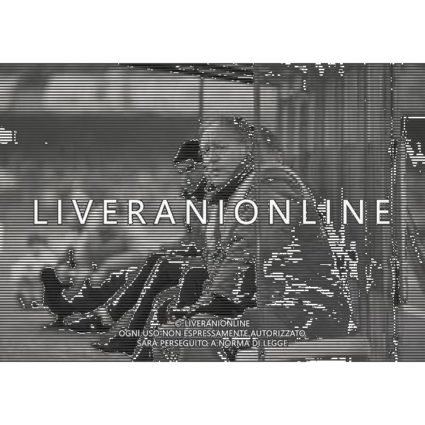 RETROSPETTIVA NILS LIEDHOLM ALLENATORE ROMA CALCIO NELLA FOTO NILS LIEDHOLM ALLENATORE ROMA CALCIO NELL\'ANNO 1983-1984 AG ALDO LIVERANI SAS  
