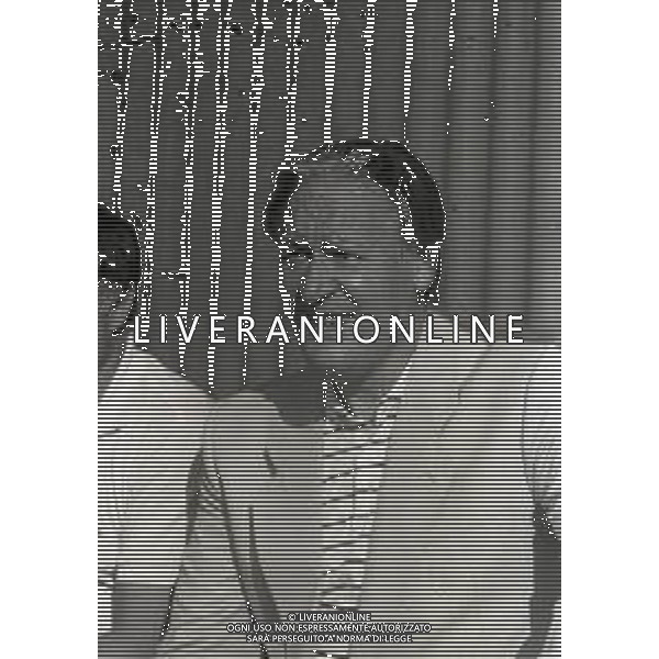 RETROSPETTIVA NILS LIEDHOLM ALLENATORE ROMA CALCIO NELLA FOTO NILS LIEDHOLM ALLENATORE ROMA CALCIO NELL\'ANNO 1983-1984 AG ALDO LIVERANI SAS  